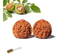 Chinese Walnut, Wenwan Walnut, Comes With Gift Box And Cleaning Brush, A Traditional Stress-Relieving Hand Toy That Helps Relax And Improve Concentration, A For Friends (A 39-40mm)
