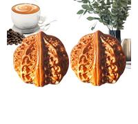 Chinese Walnuts Fidget - 3D Engaging Printing Traditional Craft Toy | 4.6cm Traditional Walnuts Hand Finger - For Adults Men Office Home Indoor Traveling Spa Car Meditation Yoga Father's Day