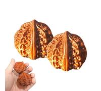 Chinese Walnuts Fidget - 3D Printing Traditional Craft Toy,Finger Fidget Walnuts,for Adults Men Office Home Indoor Traveling Spa Car Meditation Yoga Father's Day
