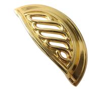 Chinese Wardrobe Drawer Handle Cabinet Gold zinc Alloy Tatami Hidden Sliding Door Handle(Gold)