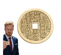 Chinese Wealth Coin - Collectible Tai Sui Pendant | Good Luck keepsake Ornament, Portable Collectible Souvenir for Adults Bookshelf Desk
