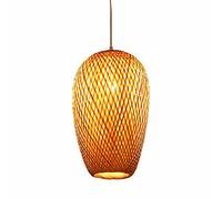Chinese Weave Pendant Light Rattan Chaner Ceiling Decorative Lighting Fixture Lamp Shades Weave Farmhouse Lighting Fixtures Lantern Hanging Lighting Bedroom Balcony