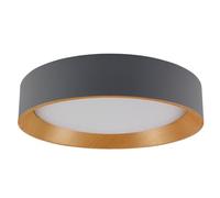 Chinese Wood Grain Ceiling Lamp 3000-6000K Dimmable Smart Bedroom Ceiling Light Simple Personality LED Ceiling Lighting Flat Modern Round Flush Mount Ceiling Lights Fixture For Living Room