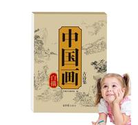 Chinese Writing Exercise Book | Traditional Calligraphy Book, Drawing Supplies for Self-Improvement and Traditional Learning