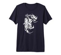 Chinese Writing Script Calligraphy Dragon Fossil Ryu Shirt Premium T-Shirt