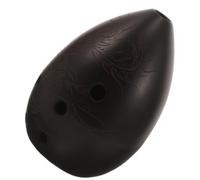 Chinese Xun Ceramic Ocarina Alto C Eight Hole F Key Instrument | Handmade Pottery Build, Phoenix Glaze Finish, Carrying Bag Included, for Folk Melodies and Learning
