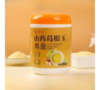 Chinese yam and corn soup, instant black sesame paste, corn juice, walnut yam powder 400g/can, nutritional meal substitute powder, healthy snacks, corn flour (Corn paste,1 can)