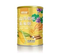 Chinese Yam Corn Flour Coarse Grains 500g/bag 17.63oz/bag, Congee,Brewing Instant Nutritious and Healthy Cereals, Congee, Lotus Root Soup, Corn Soup, (1 Can)
