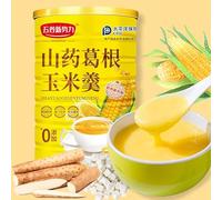 Chinese Yam Corn Flour, Instant Breakfast Congee, 600g/can 21.16oz/can, Instant Corn SoupFull Corn Paste, Nutritious and Healthy Cereals, Congee, Lotus Root Soup (1 Can)