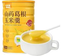 Chinese Yam Corn Paste Lotus Root Starch Sweet Scented Corn Soup,five Grain Flour 500g/Can Instant Breakfast PorridgeInstant Boiled Full Meal Substitute Porridge,Cereals and Vegetables (5 Can)