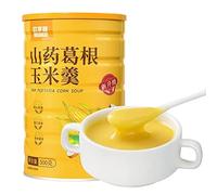 Chinese Yams Starch Corn Soup 500g/ can, Meal substitute powder，Corn powder, Chinese yam, and five grain flour,Cereal Congee， Satiety meal substitute，Nutritional breakfast，Corn Congee (2 can)