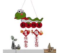 Chinese Year of The Snake Ornament - 2025 Snake Symbol Pendant, Snake Holiday Ornament, Chinese New Year Snake Ornament Door Ornament