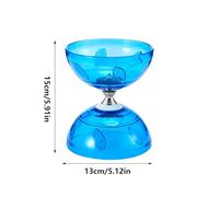 Chinese Yoyo Ball Toy - Double-Head Learning Ball With Net Bag And Sticks, Kids Yoyo Toy | Flashing Responsive Toys For School Home Study Travel Waiting Parties Halloween Holiday Indoor Outdoor Christ