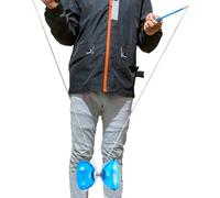 Chinese Yoyo Ball Toy - Portable Double Head Learning Ball with Net and Sticks,Chinese Yo-Yo Skill Toy | for Indoor Outdoor School Work Travel Halloween