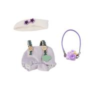 Chinese Zodiac Doll Handmade Stuffed Animal Toy for Kids Indoor Outdoor Play New Year (Purple, 10cm)