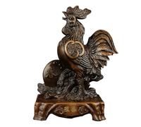 Chinese Zodiac Figurines - Large Resin Dog Statue for Home Office Decor, 2024 Feng Shui Gift, Unique Twelve Zodiac Animals Collection, Perfect Chinese New Year Present