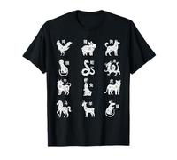 Chinese Zodiac Lunar Calendar Animals Art T-Shirt