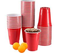 Chinet 18 Oz Red Cups (240Count), 240 Count - By Kandy Collection