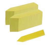 Chinflly 200 Pcs 4" Plant Tags Seed Plastic Plant Name Tags Garden Labels Markers for Outdoor Indoor Garden, Yellow