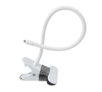 Chinflly Flexible Clip Mount for Ring, Blink, Eufy, Google Nest, Wyze, and Arlo Indoor Outdoor Cameras, 40cm Gooseneck Arm, Flexible Adjustment, Strong Clamp, White