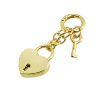 Chinflly Heart Locks, Gold Diary Book Jewelry Box Padlock for Bridge