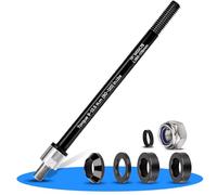 Chingcoo Thru Axle for Bicycle Trailers M12 x 1.75, Flexible Shaft Length (160-178 mm) with Adapter for Towing Hitch Compatible with Most Bicycle Trailers