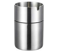 Chingde Outdoor Ashtray, Garden Ashtray Stainless Steel, Flame Retardant, High Temperature Resistant, Detachable, Large Capacity, Ash Holder for Smokers (L)