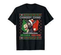 Chingedy Ching Dominick The Italian Christmas Donkey Xmas T-Shirt