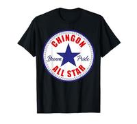 Chingon All Star Mexican Pride Brown Pride Chicano Latino T-Shirt