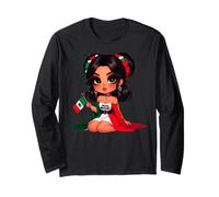 Chingona Girl Mexico girl Mexican Badass Women Mexicana Long Sleeve T-Shirt