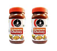 Chings Schezwan Chutney 1kg (Pack of 2) - Spreading Chutney - Spicy Dip with Starters - Makes Your Food Tantalizing and Delicious