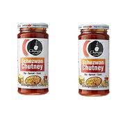 Chings Schezwan Chutney 250g (Pack of 2) - Spreading Chutney - Spicy Dip with Starters - Makes Your Food Tantalizing and Delicious