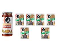 Ching's Schezwan Chutney 250g & Pack of 6 Ching's Manchurian Noodles 60g - Makes Your Food Tantalizing and Delicious