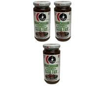 Ching's Secret Manchurian Stir Fry Sauce 250g - Desi Chinese Flavour - Ready-to-Use Cooking Sauce - Indo-Chinese Gravy Base - Ideal for Veg or Non-Veg Dishes (Pack of 3)