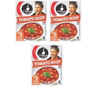 Ching's Secret Tomato Soup 55g | Instant Hot Soup Mix | Delicious & Tangy Tomato Flavor | Easy to Prepare | Ideal for Quick Snacks (Pack of 3, Tomato)