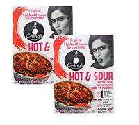 Chings Soup Hot and Sour 55g (Pack of 2) - Creamy and Wholesome Sweet Corn - Crunchy Veggie Bits