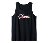 Chino California Inland Empire Vintage Varsity Distressed Tank Top