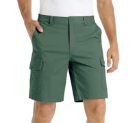 Chino Shorts Men Warehouse Clearance, Mens Smart Shorts Slim Fit Twill Half Pants Casual Summer Elasticated Waist Short Bottoms with Pockets for Beach, Golf, Walking & Outdoors S-4XL