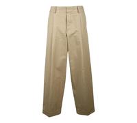 Chino Trousers - female - Dsquared2 - Wide Trousers - Beige - S - Trousers S