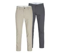 Chino Trousers Jack & Jones Marco Dave (x2) Beige 30x30