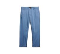 Chino Trousers Superdry Premium Regular Bleu 31x32