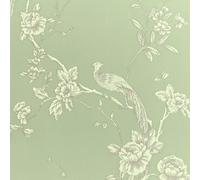 Chinoise Wallpaper Sage Green World Of Wallpaper E100336Ah