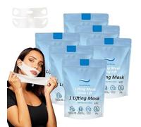 Chinology Chin Mask, Chinology Lift Chin Mask, Chinology Chin Mask Double Chin Lifting Mask, The Chinology Lift : Say Goodbye To Your Double Chin Now (6pcs)