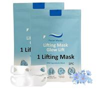 Chinology Double Chin Lifting Mask, V Line Face Lifting Chin Mask, V-Lift Facial Mask, Anti Aging Collagen Face, Adjustable, Breathable Fabric - Jawline Shaper for Women & Men (2Pc)