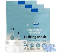 Chinology Double Chin Lifting Mask, V Line Face Lifting Chin Mask, V-Lift Facial Mask, Anti Aging Collagen Face, Adjustable, Breathable Fabric - Jawline Shaper for Women & Men (3Pc)