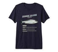 Chinook King Salmon Design for Fisherman Premium T-Shirt