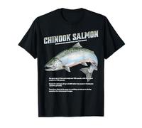 Chinook King Salmon Humpy Fish Design for Fisherman & Divers T-Shirt