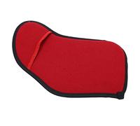 Chinrest Cushion, Fine Processing Violin Shoulder Rest Pad for 4/4-3/4 Violins(red)