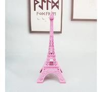 Chinshwehaw Eiffel Tower Statue Decor 7 Inch Alloy Metal Collectible Figurine Replica Souvenir Room French Eiffel Tower Party Decoration Table Stand Holder Gift for Cake Topper