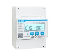 “CHINT DTSU666 Large LCD AC Meter DIN Rail Three Phase Electric Bill Solar System Charger for Electric Vehicles MID Certificate (DTSU666)